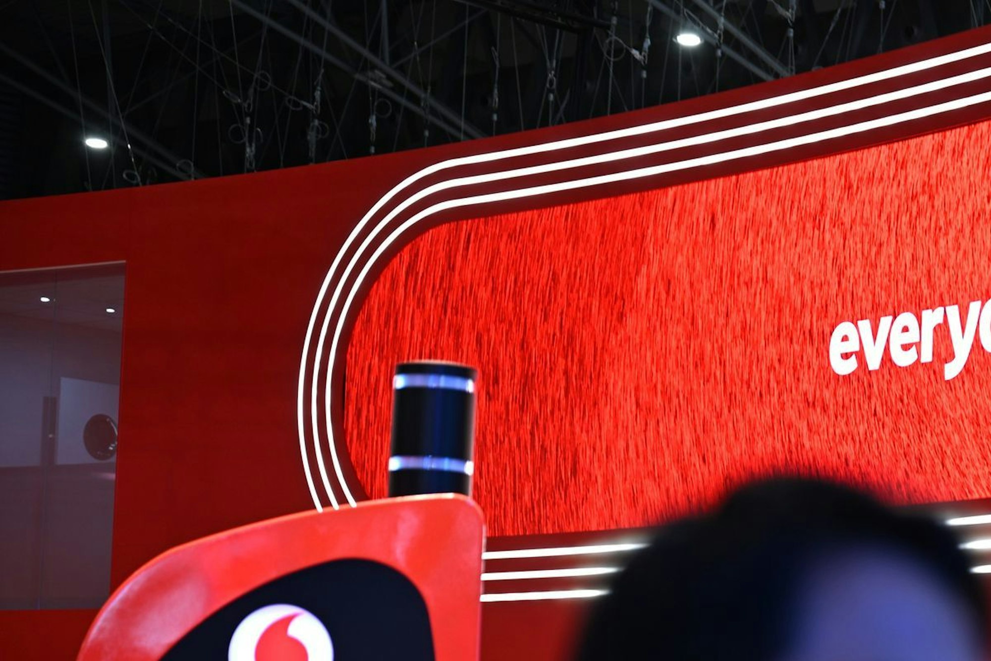 Vodafone-Messestand