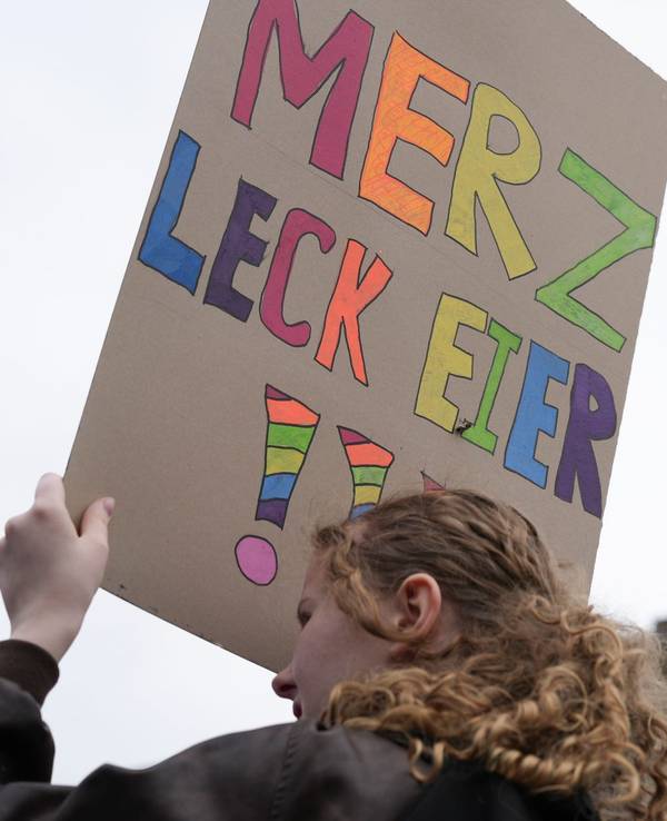 Schulstreik gegen Wehrpflicht - Berlin