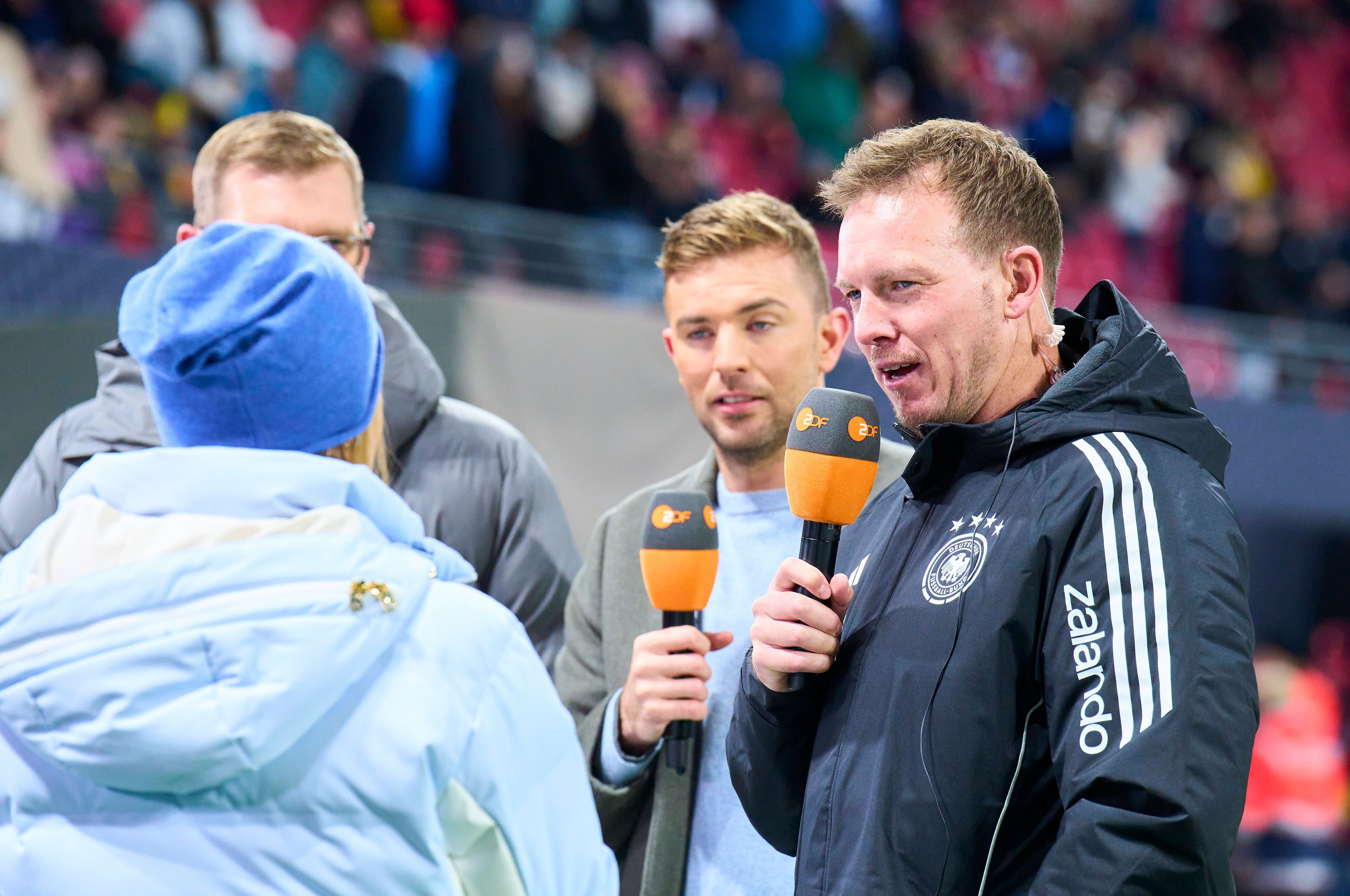 Julian Nagelsmann im TV-Interview.