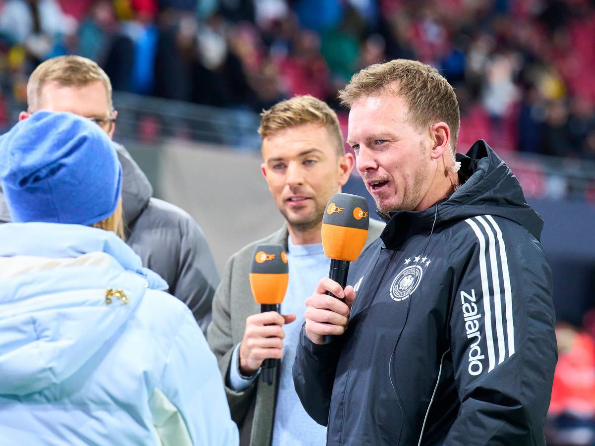 Julian Nagelsmann im TV-Interview.