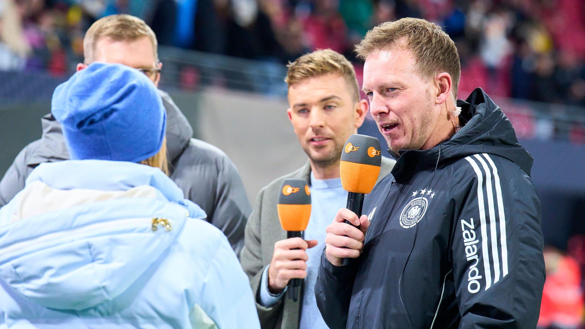 Julian Nagelsmann im TV-Interview.
