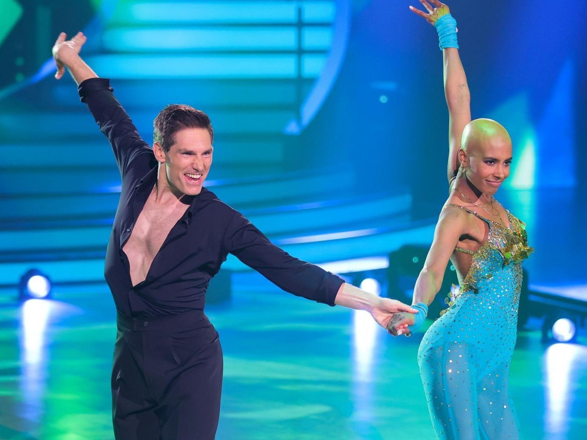 Sharon Battiste tanzte bei „Let's Dance“ mit Profi-Partner Christian Polanc. (Bild: 2023 Getty Images/Joshua Sammer)