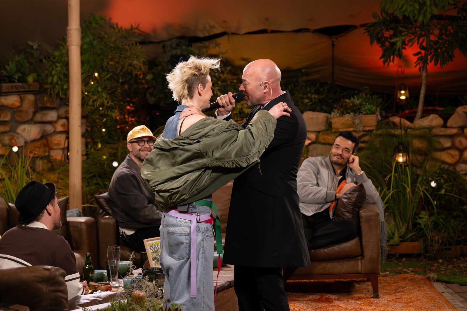 Tränen flossen beim Auftritt von Unheilig - sowohl bei ihm als auch bei Deine Cousine. (Bild: RTL / Markus Hertrich)