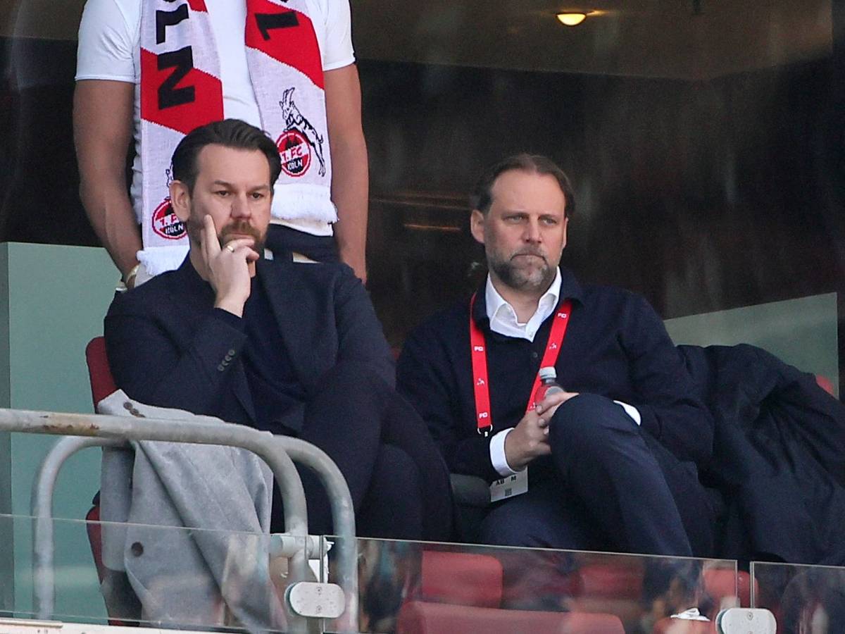 Thomas Kessler und Tim Steidten beim Spiel gegen Bayer Leverkusen.
