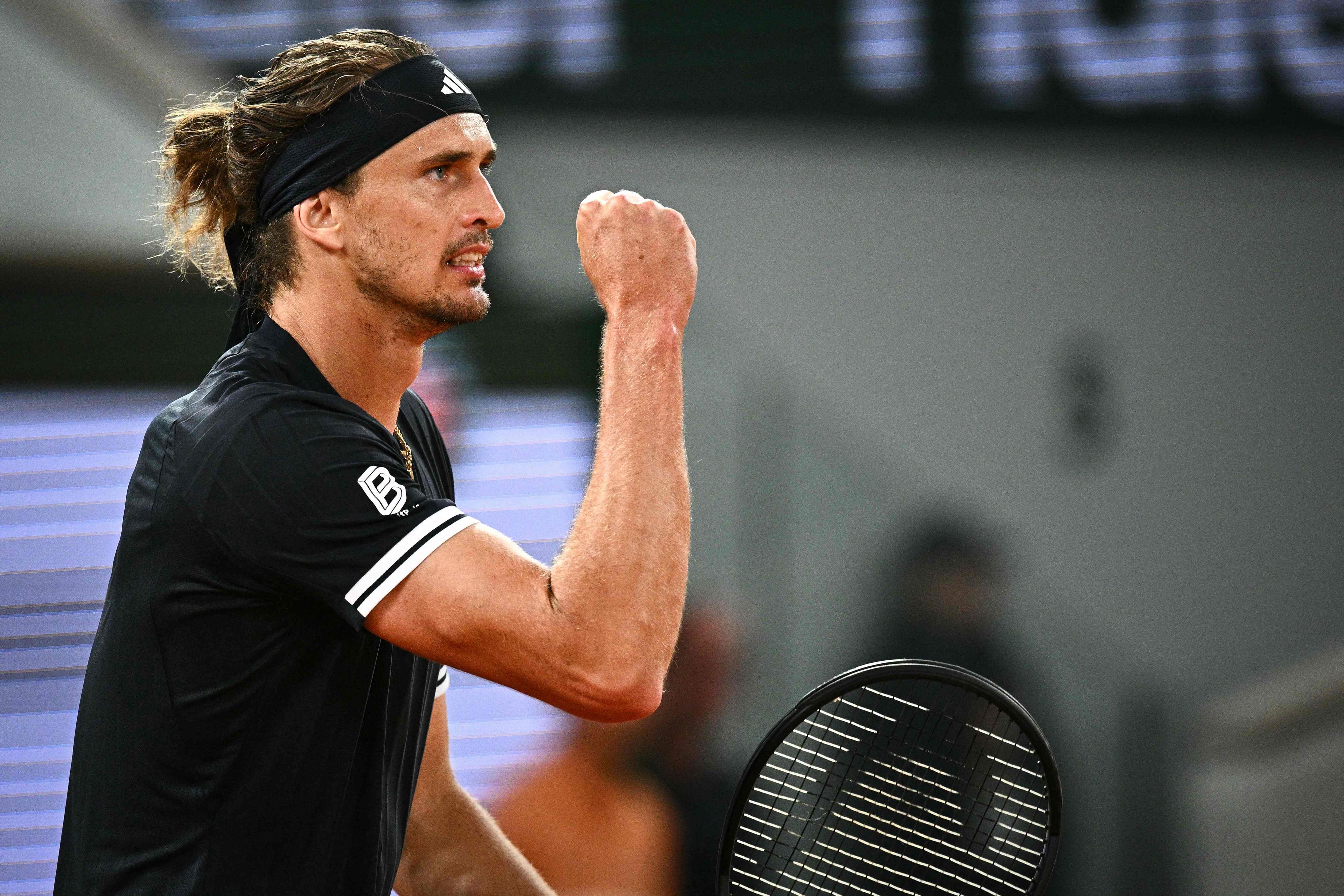 Alexander Zverev ballt die Faust.