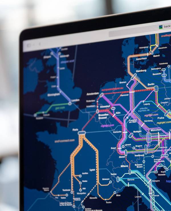Die Nachtzug-Karte auf back-on-track.eu