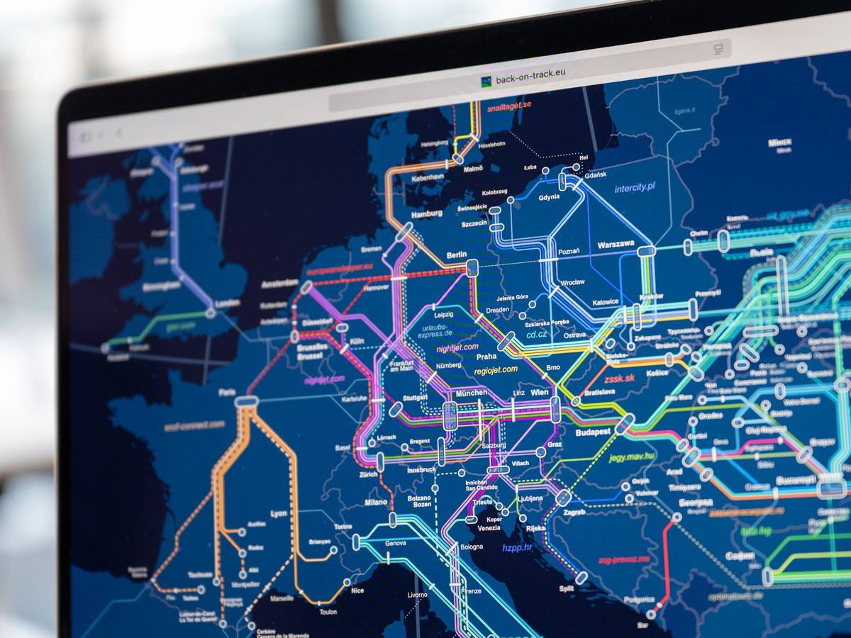 Die Nachtzug-Karte auf back-on-track.eu