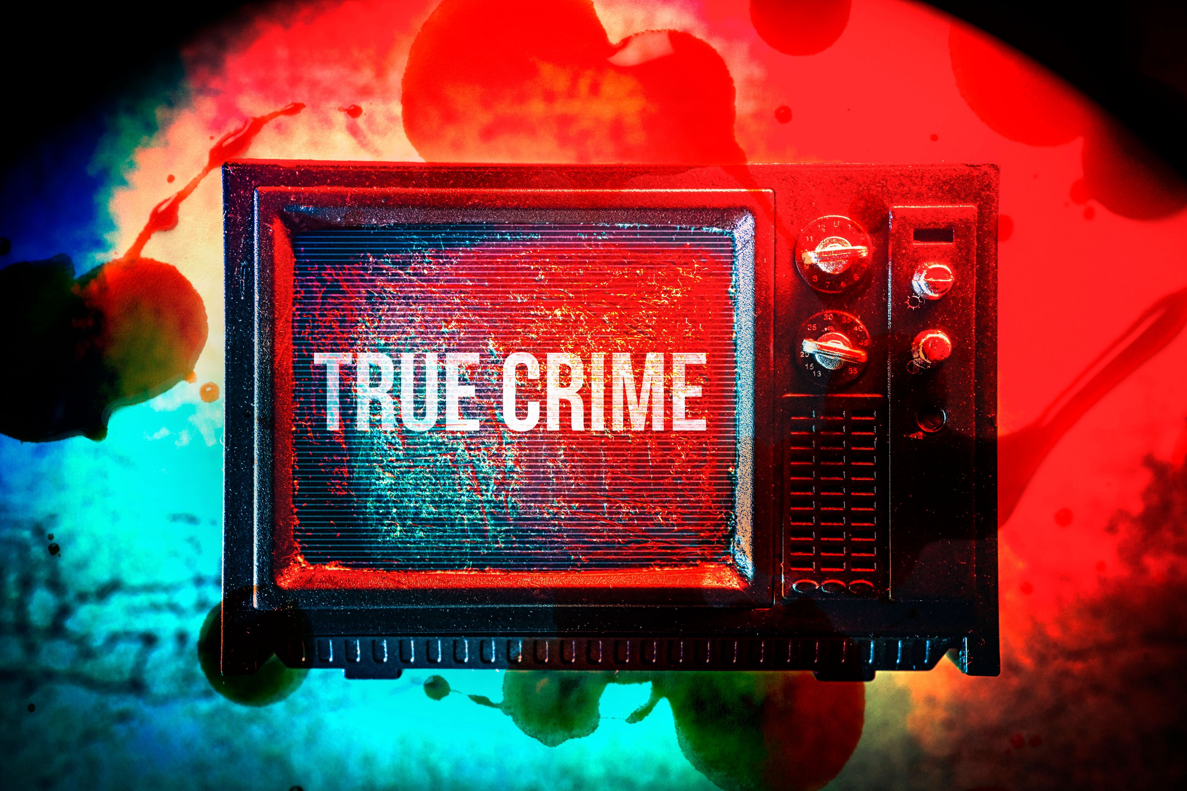 „True Crime“ Fernsehgerät Symbolbild