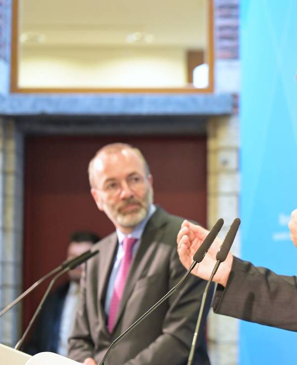 Söder und bayerisches Kabinett in Brüssel