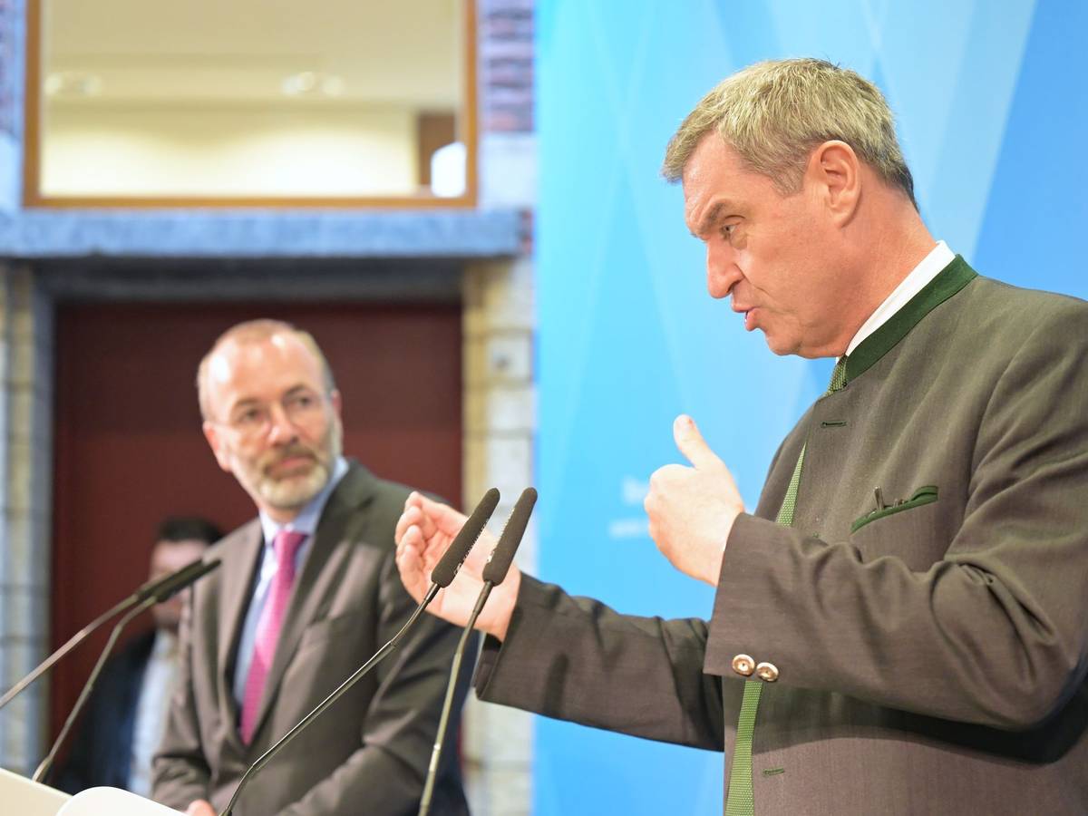 Söder und bayerisches Kabinett in Brüssel