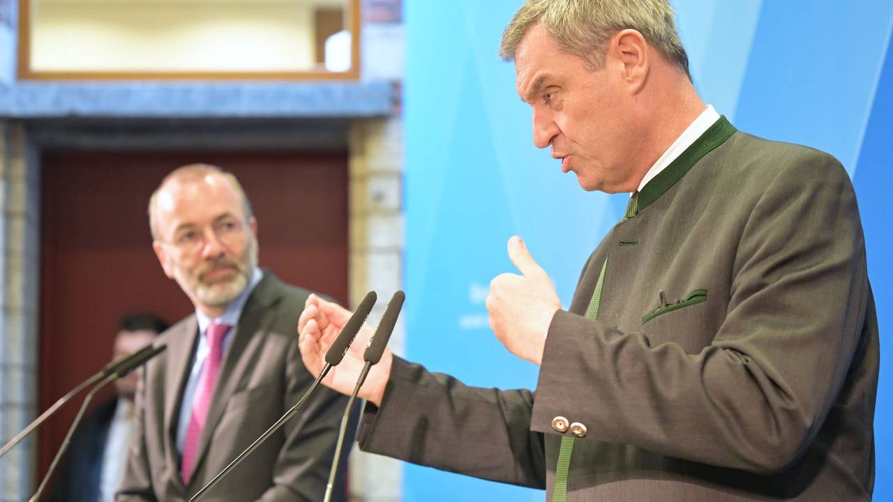 Söder und bayerisches Kabinett in Brüssel