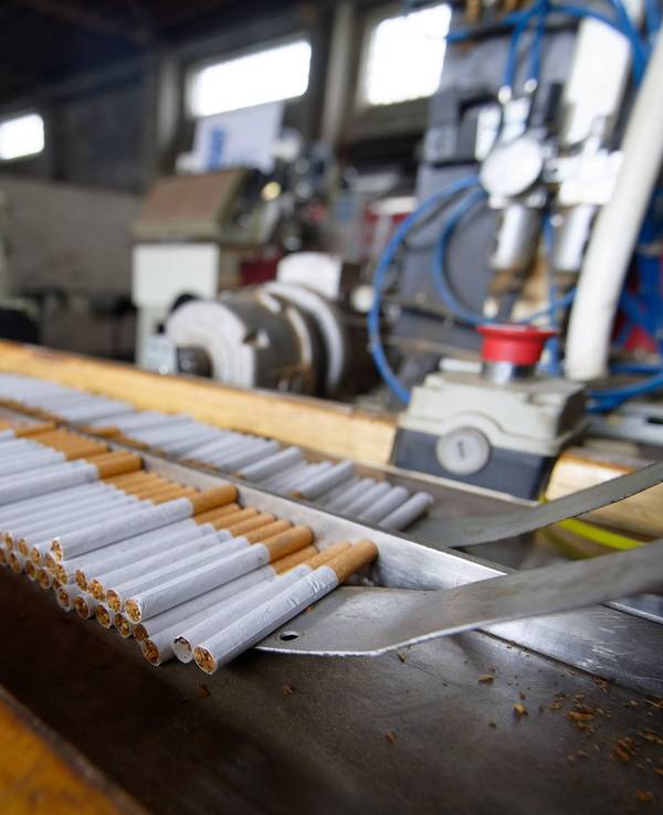 Illegal hergestellte Zigaretten