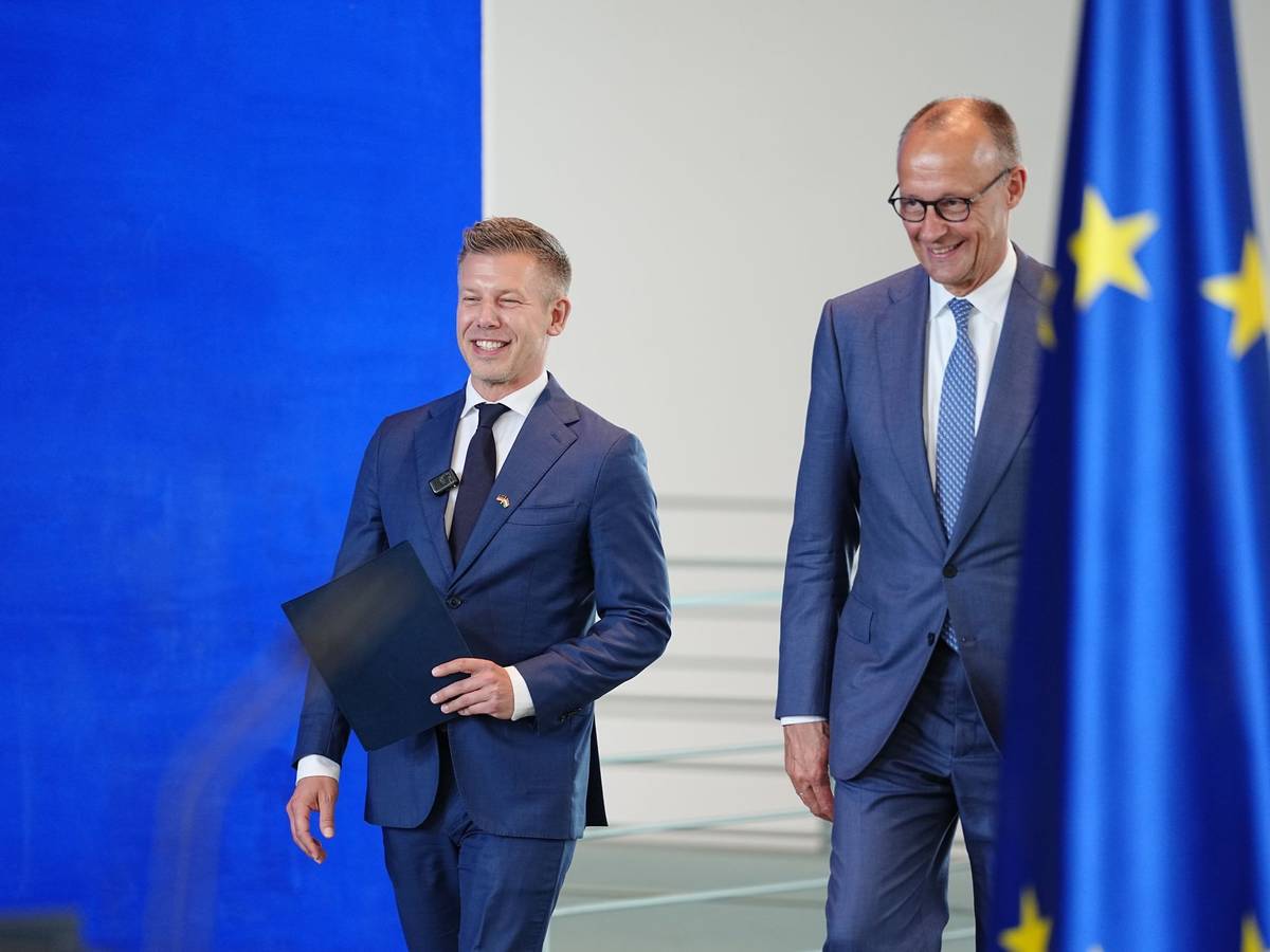 Ungarns Ministerpräsident Magyar in Berlin