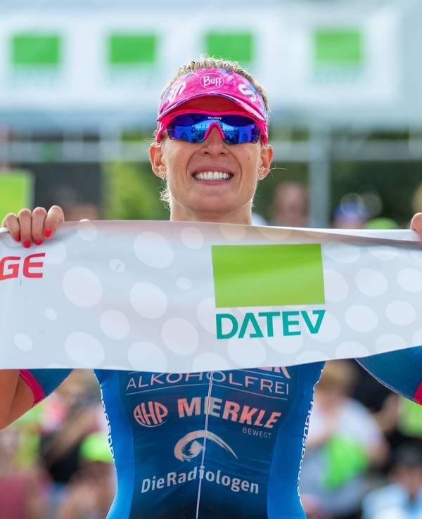 Triathletin Daniela Bleymehl