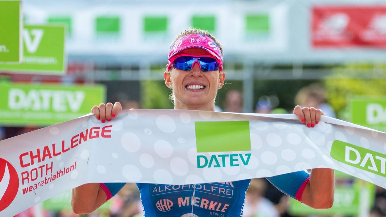 Triathletin Daniela Bleymehl