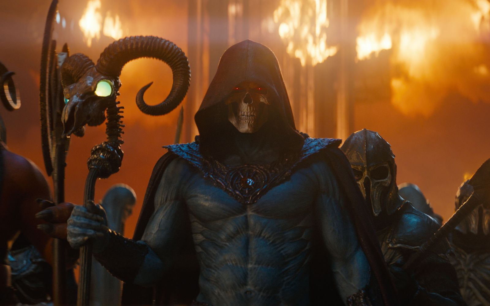 Hinter der düsteren Skeletor-Maske verbirgt sich Hollywood-Superstar Jared Leto. (Bild: 2026 Amazon MGM Studios Content Services LLC)