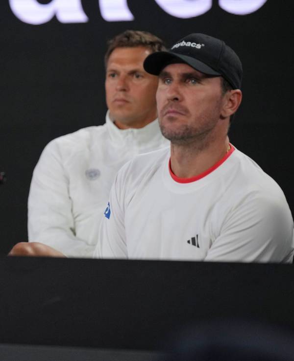 Alexander Zverev senior (l) und Mischa Zverev