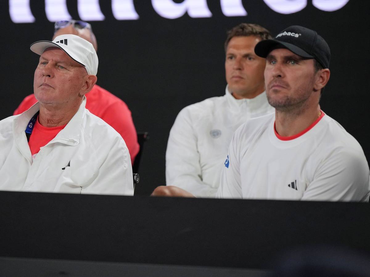 Alexander Zverev senior (l) und Mischa Zverev