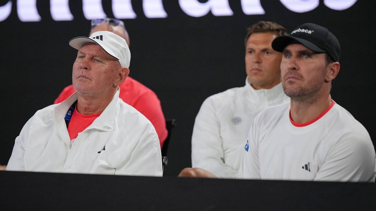 Alexander Zverev senior (l) und Mischa Zverev