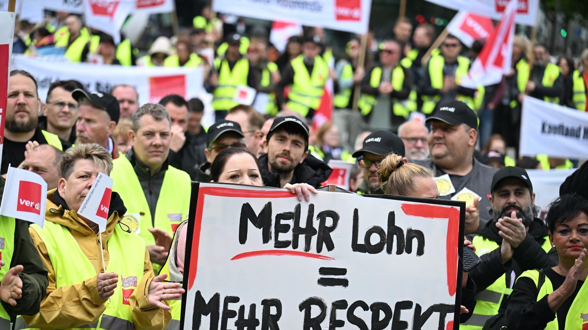 Warnstreiks im Handel