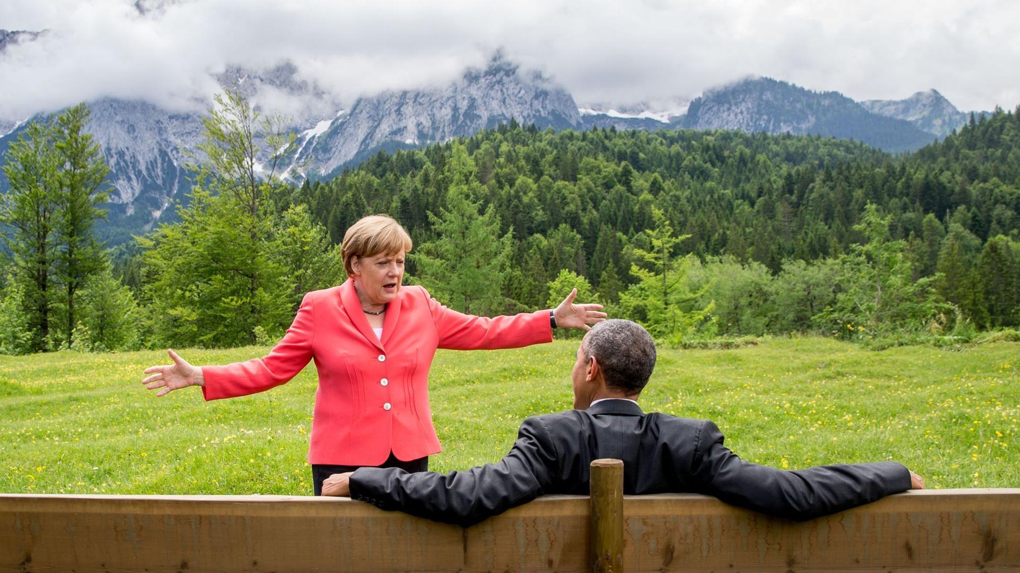 Angela Merkel und Barack Obama
