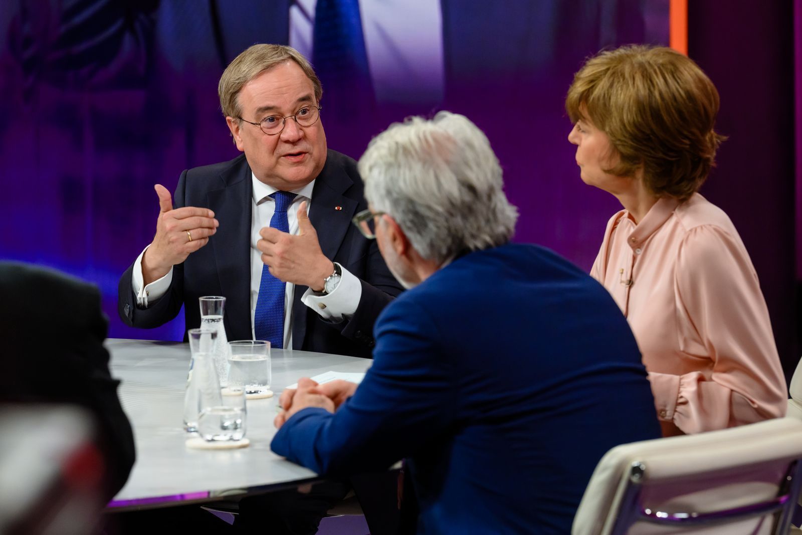 Armin Laschet hält eine EU-Vollmitgliedschaft der Ukraine für keine gute Idee. (Bild: ZDF/Svea Pietschmann)