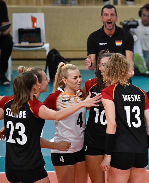 Die deutschen Volleyballerinnen