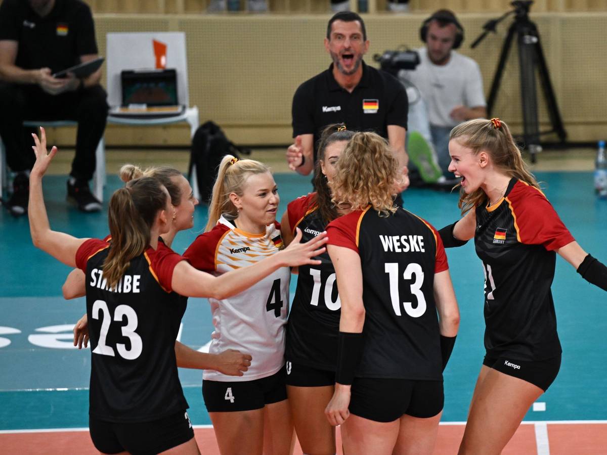 Die deutschen Volleyballerinnen
