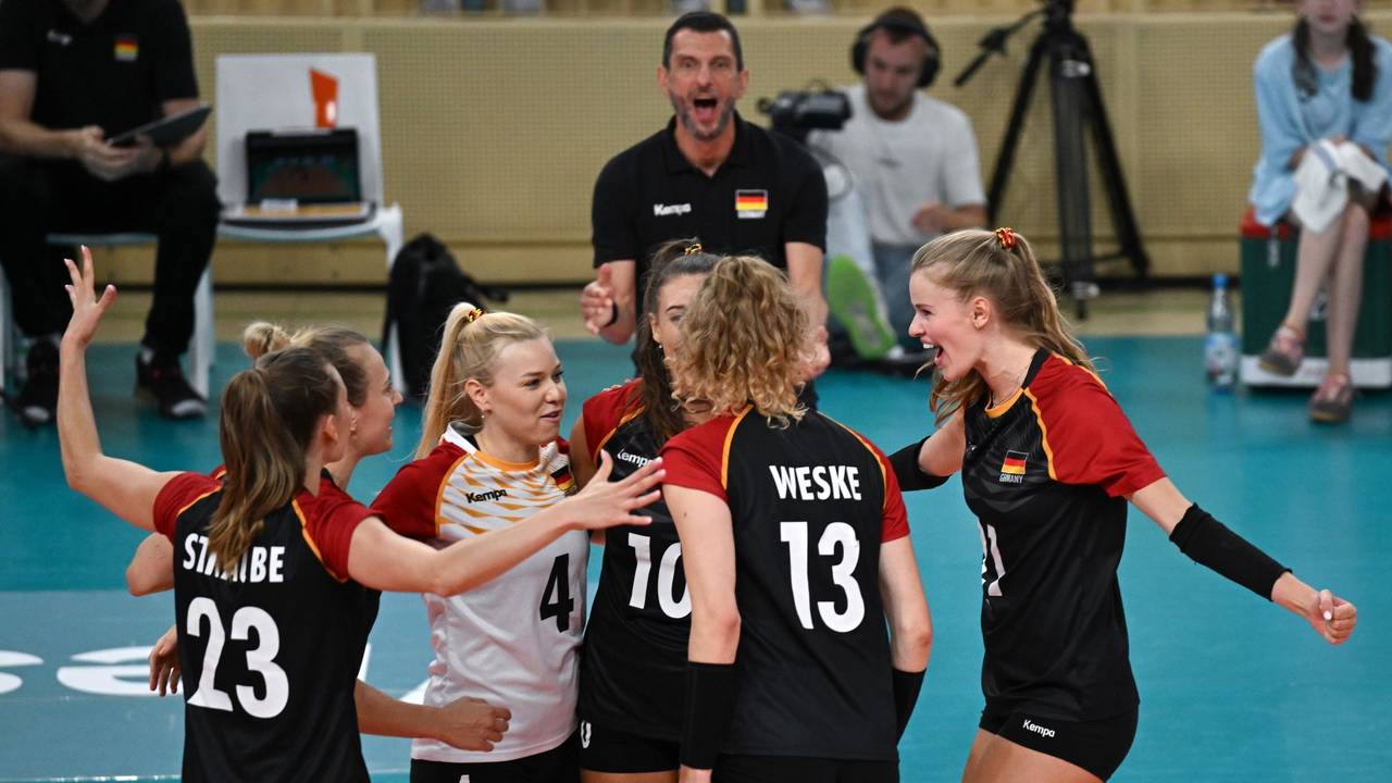 Die deutschen Volleyballerinnen