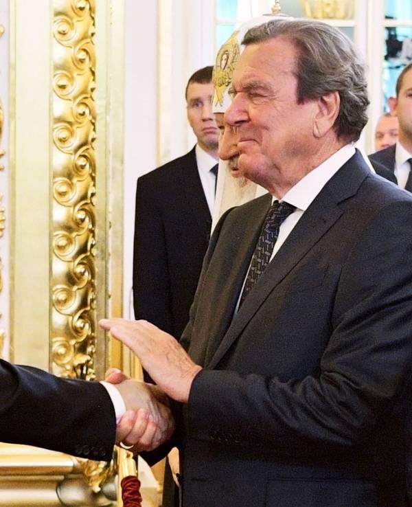 Putin und Schröder