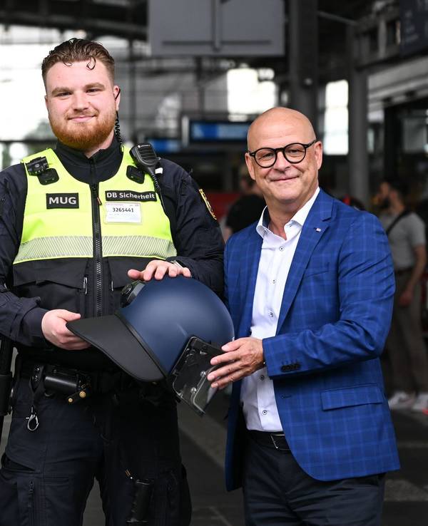 Pressetermin mit DB Sicherheit