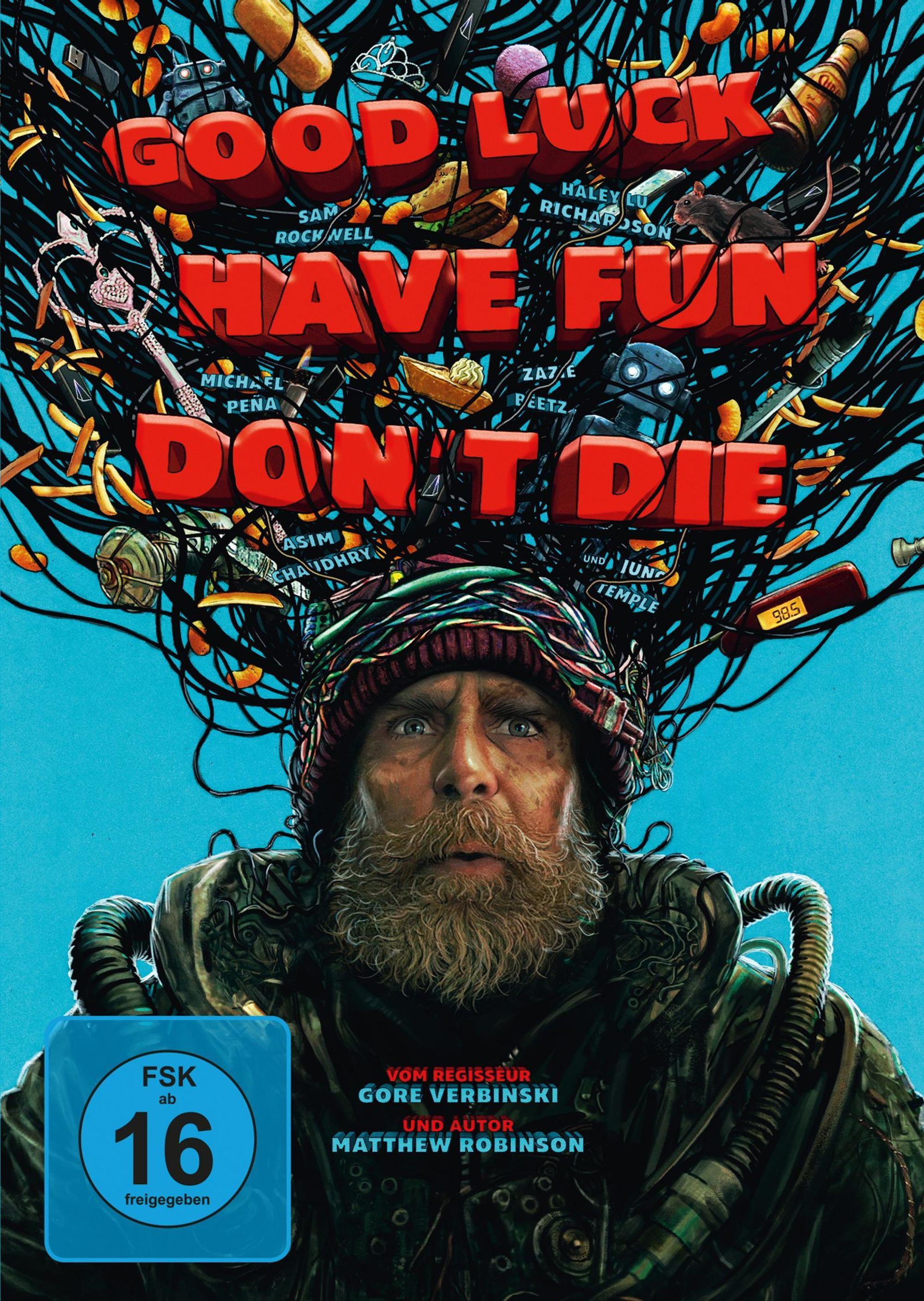 „Good Luck, Have Fun, Don't Die“ ist ein absurdes Science-Fiction-Abenteuer, in dem Sam Rockwell als Zeitreisender die Welt retten möchte. (Bild: Constantin Film Distribution GmbH/Leonine)
