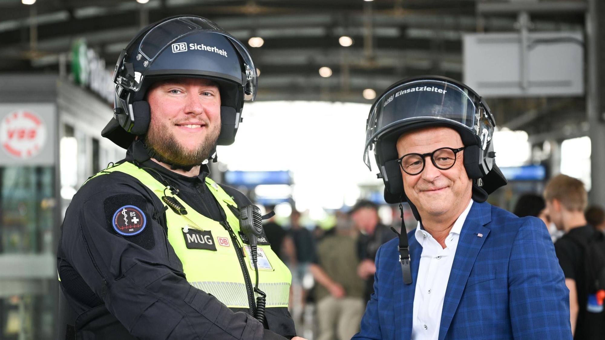 Pressetermin mit DB Sicherheit