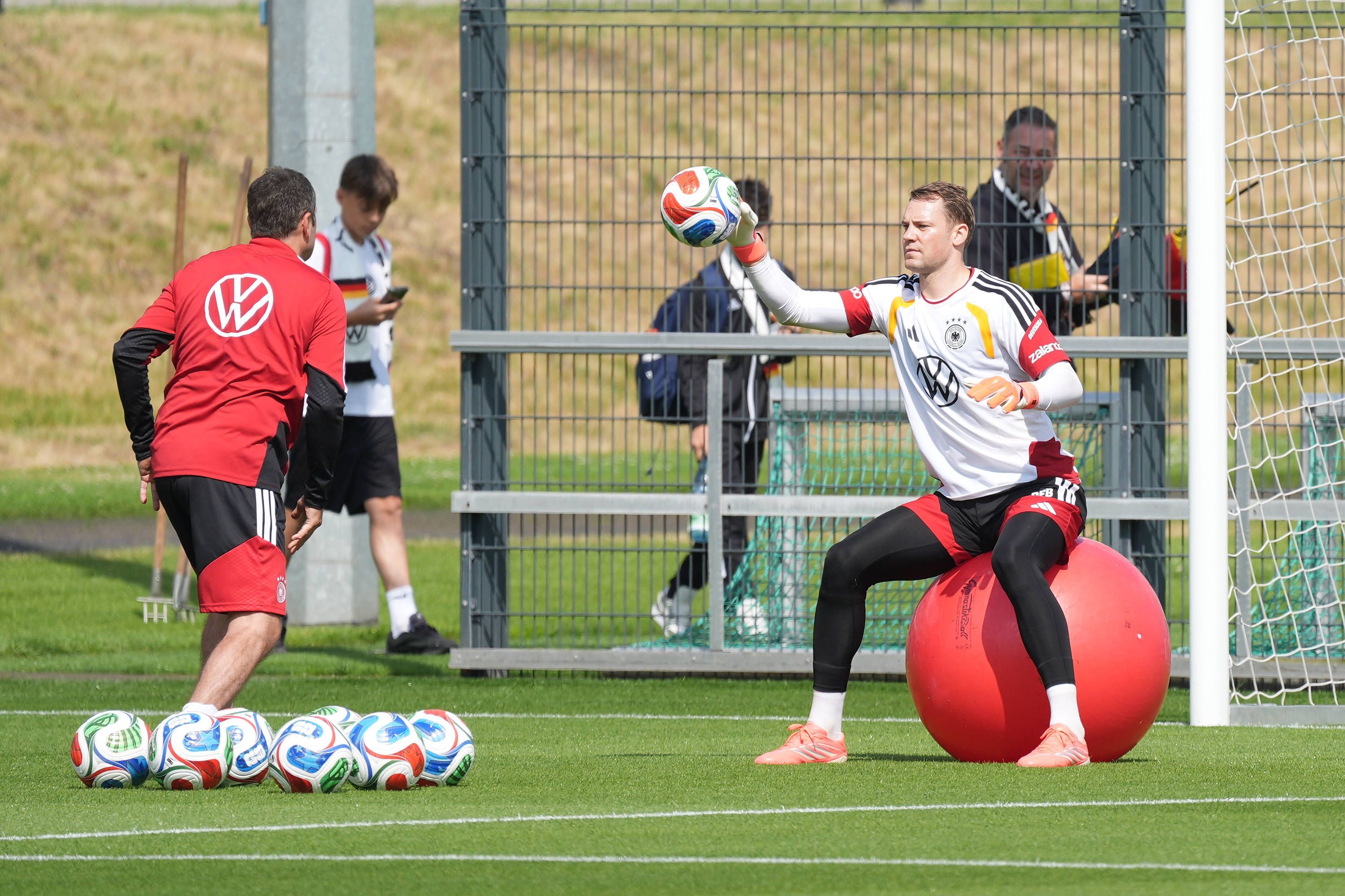 Manuel Neuer im Training.