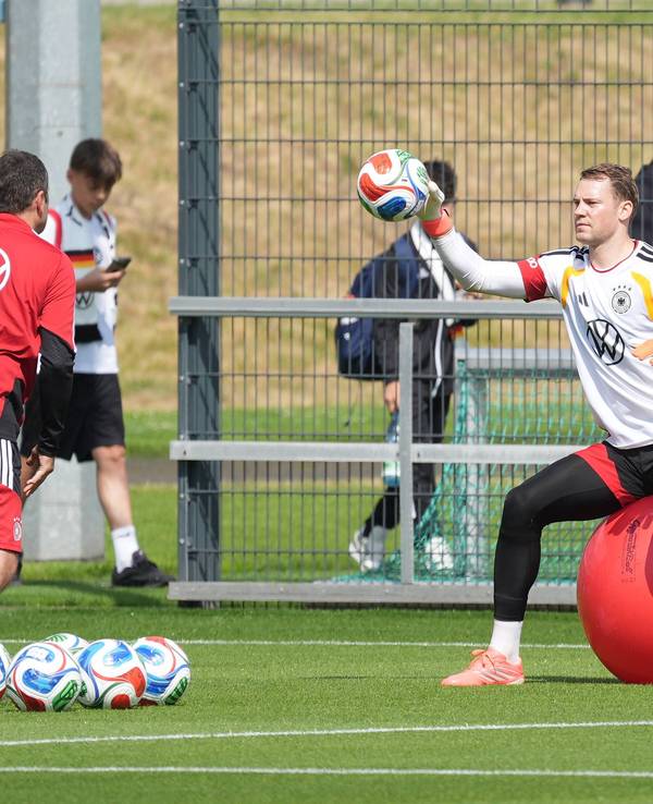 Manuel Neuer im Training.