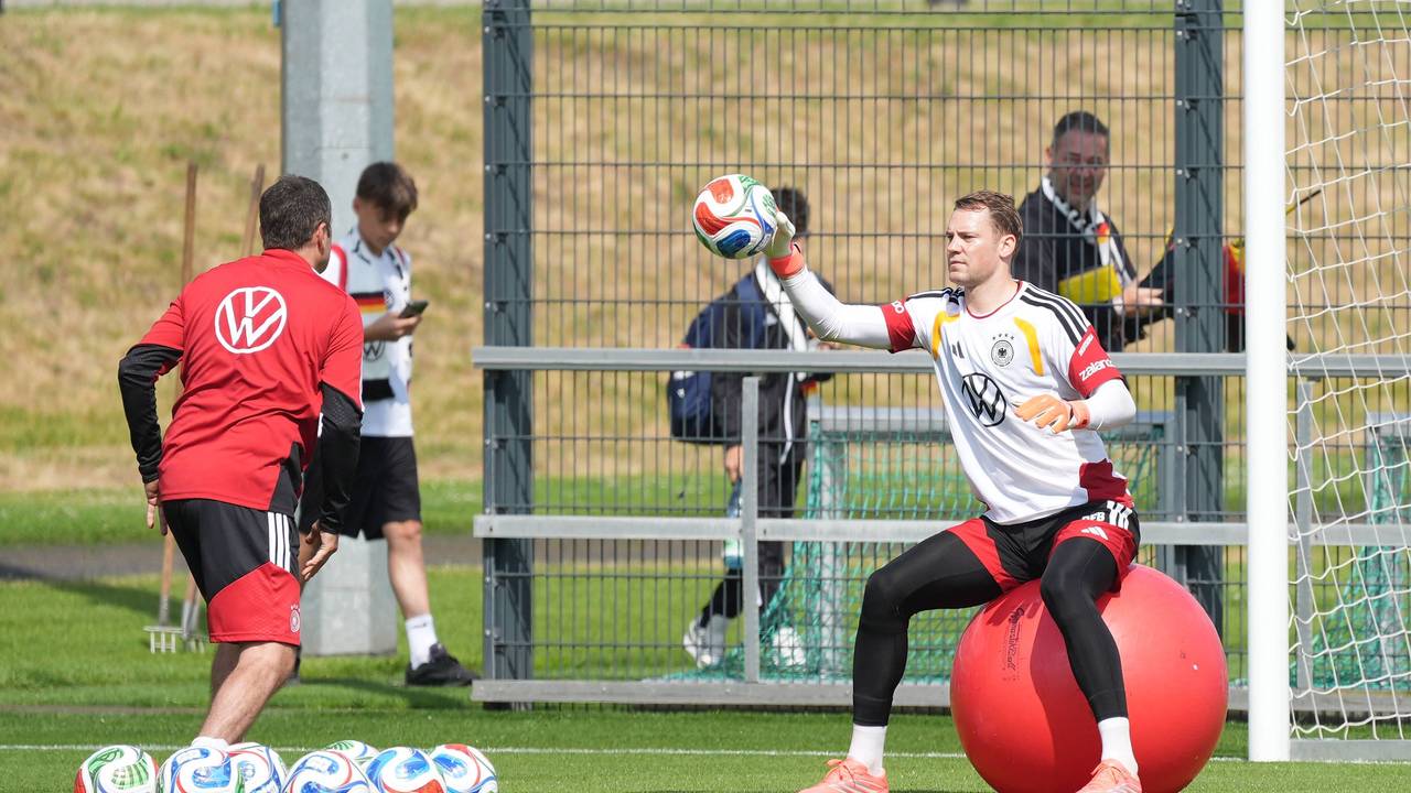 Manuel Neuer im Training.