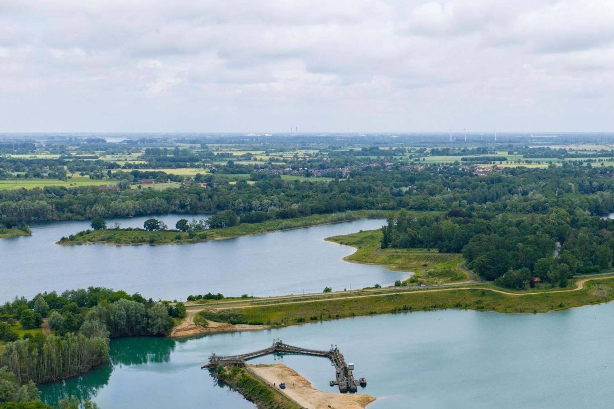 Kiesabbau am Niederrhein