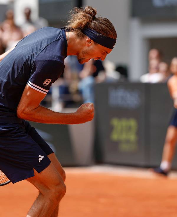 Alexander Zverev im Halbfinale gegen akub Mensik.