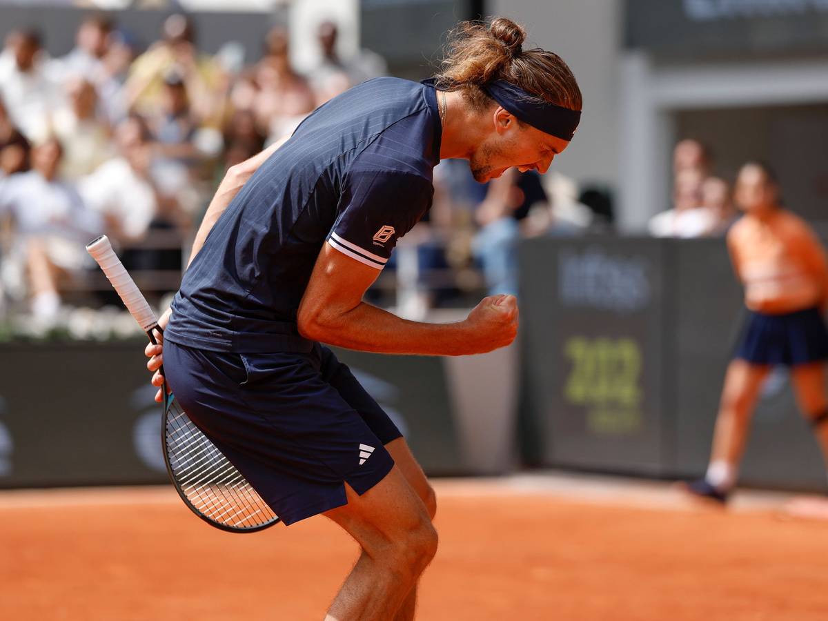 Alexander Zverev im Halbfinale gegen akub Mensik.
