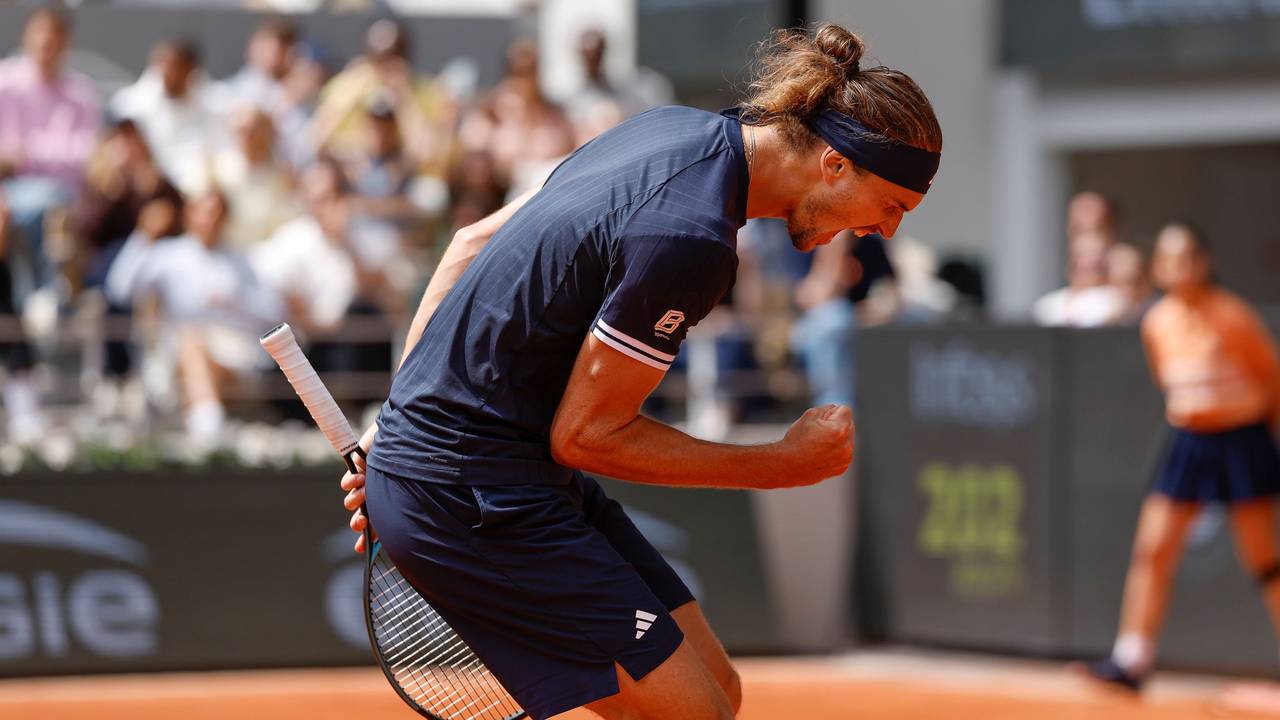 Alexander Zverev im Halbfinale gegen akub Mensik.