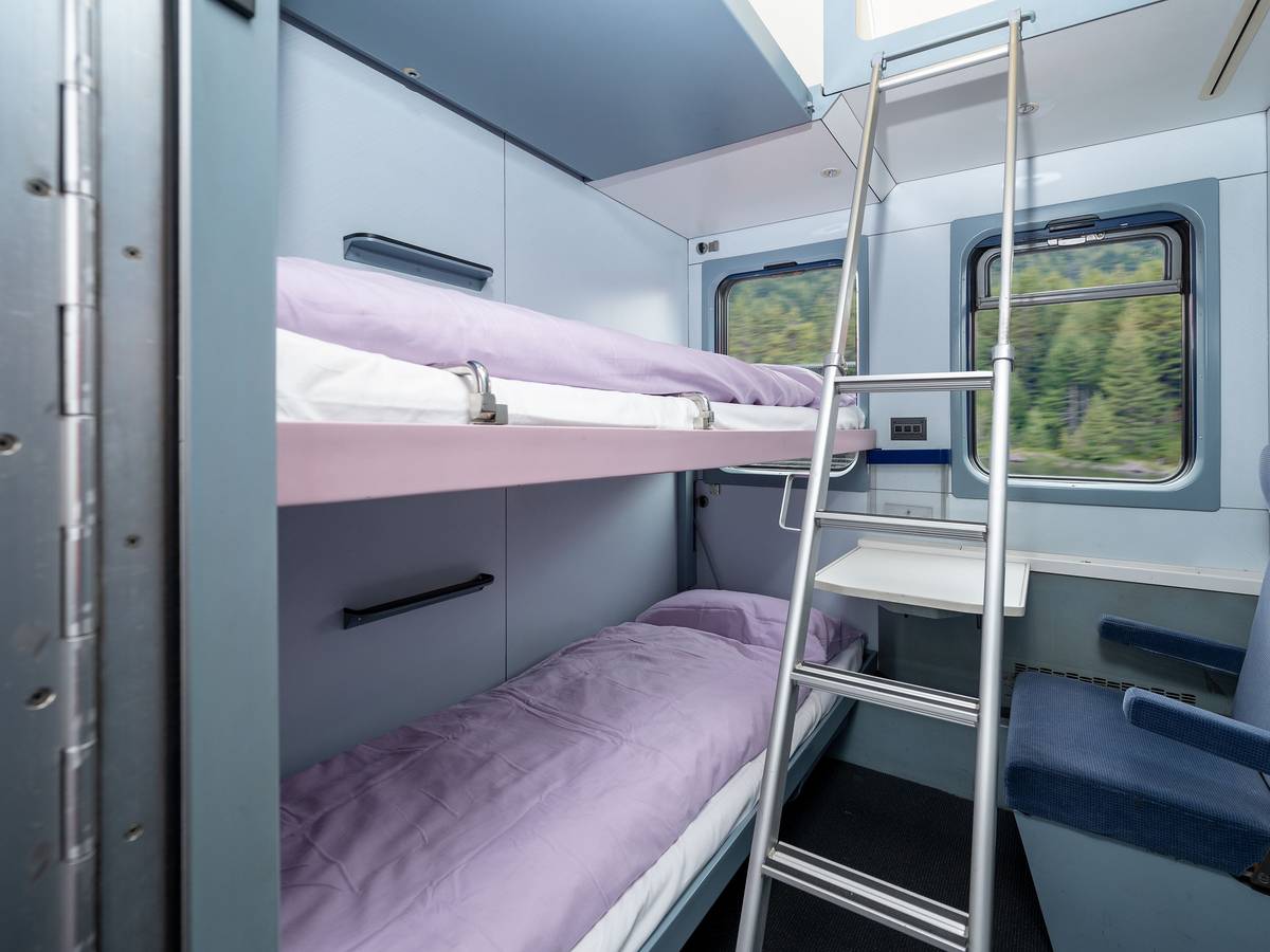 Das Bahnunternehmen European Sleeper hat eine neue Nachtzugverbindung ab dem 9. September 2026 angekündigt. Hier ein Bild der Comfort-Klasse