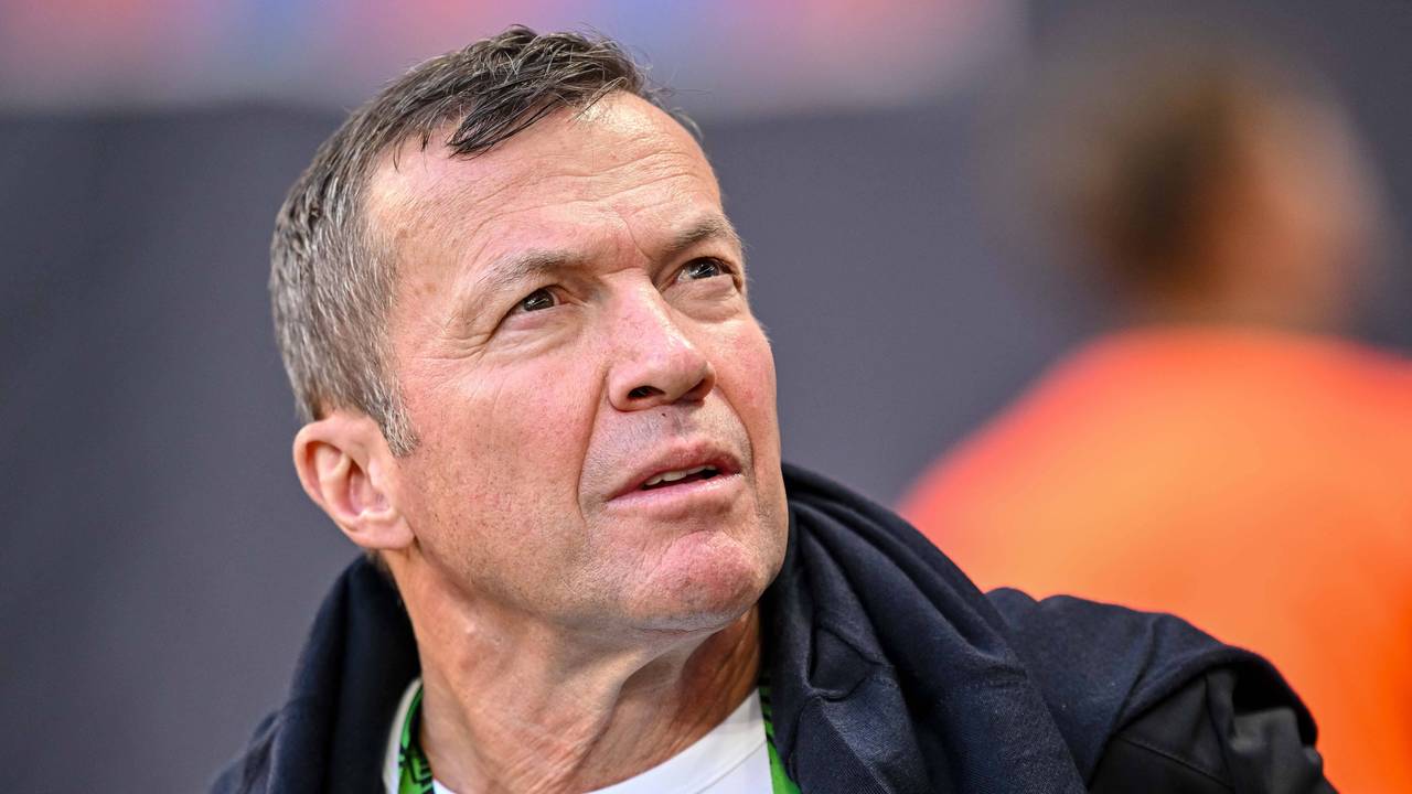 Lothar Matthäus als Experte bei einem Spiel.