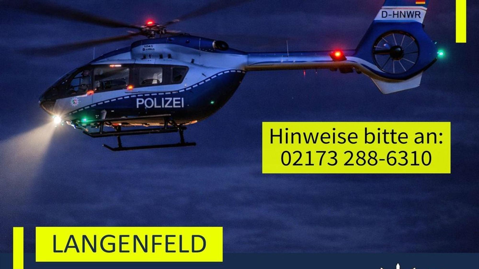 Einbruch in eine Tankstelle in Langenfeld.