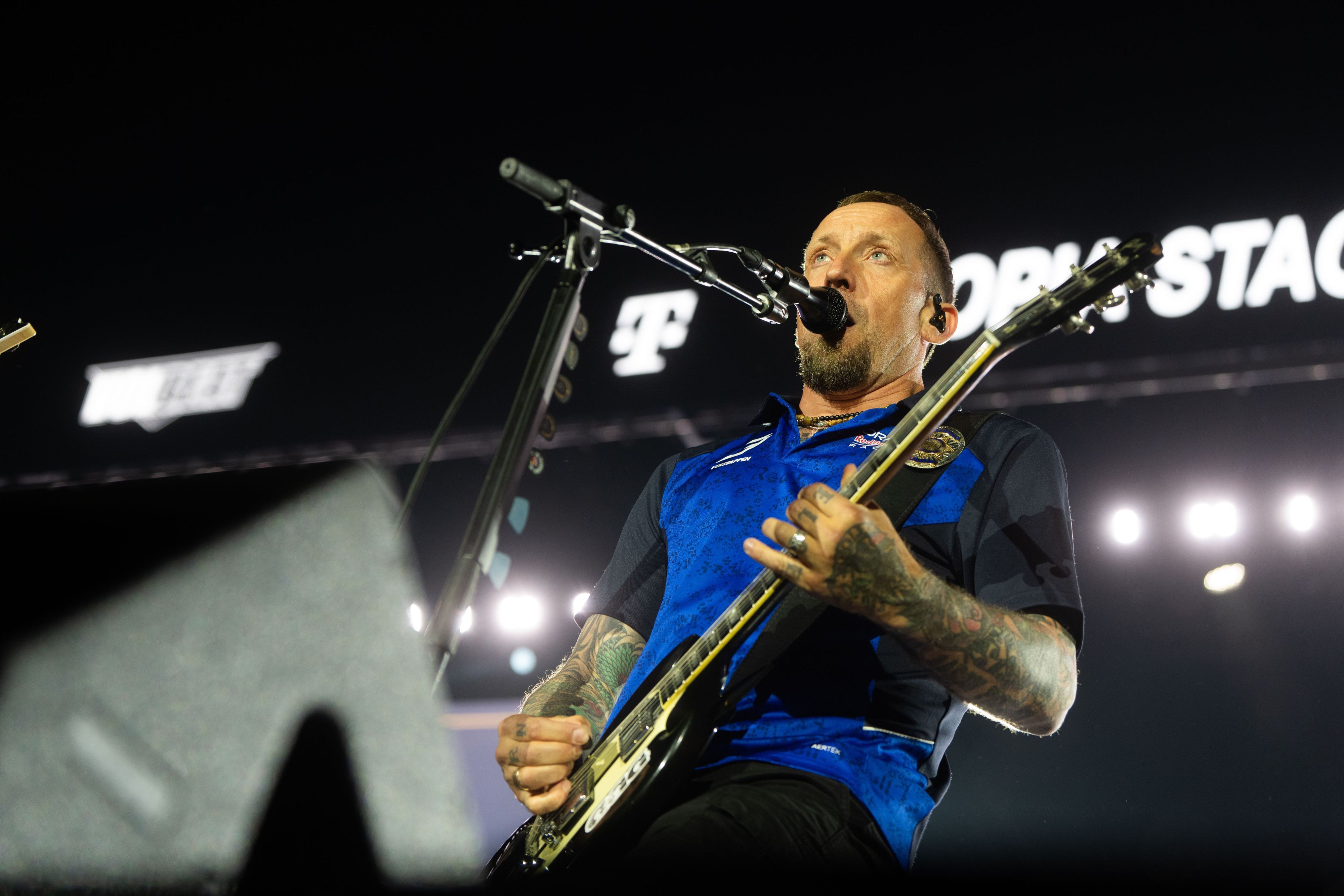 Die dänische Rockband Volbeat auf der Utopiastage von „Rock am Ring“.