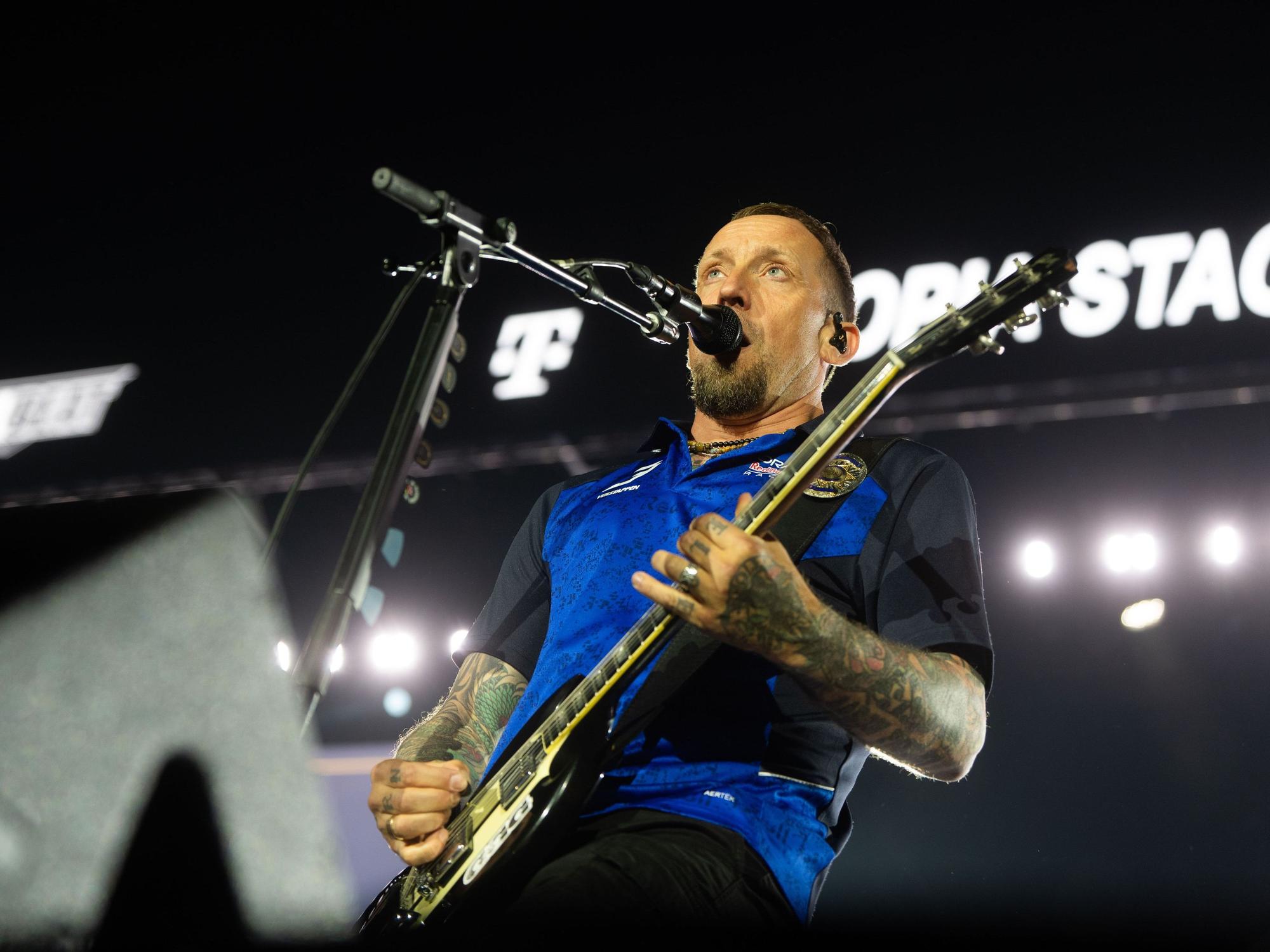 Die dänische Rockband Volbeat auf der Utopiastage von „Rock am Ring“.