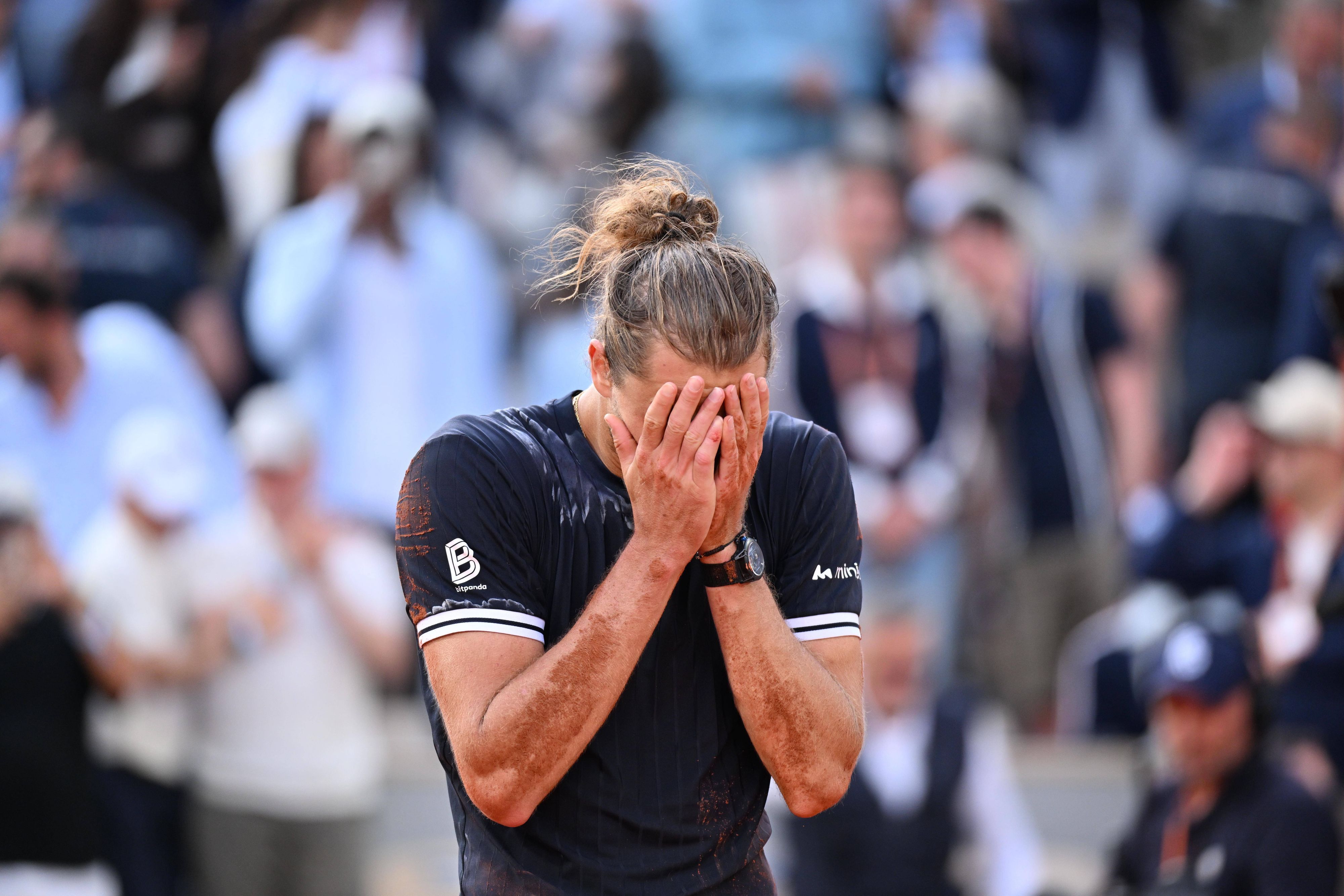 Alexander Zverev beim Finale der French Open.