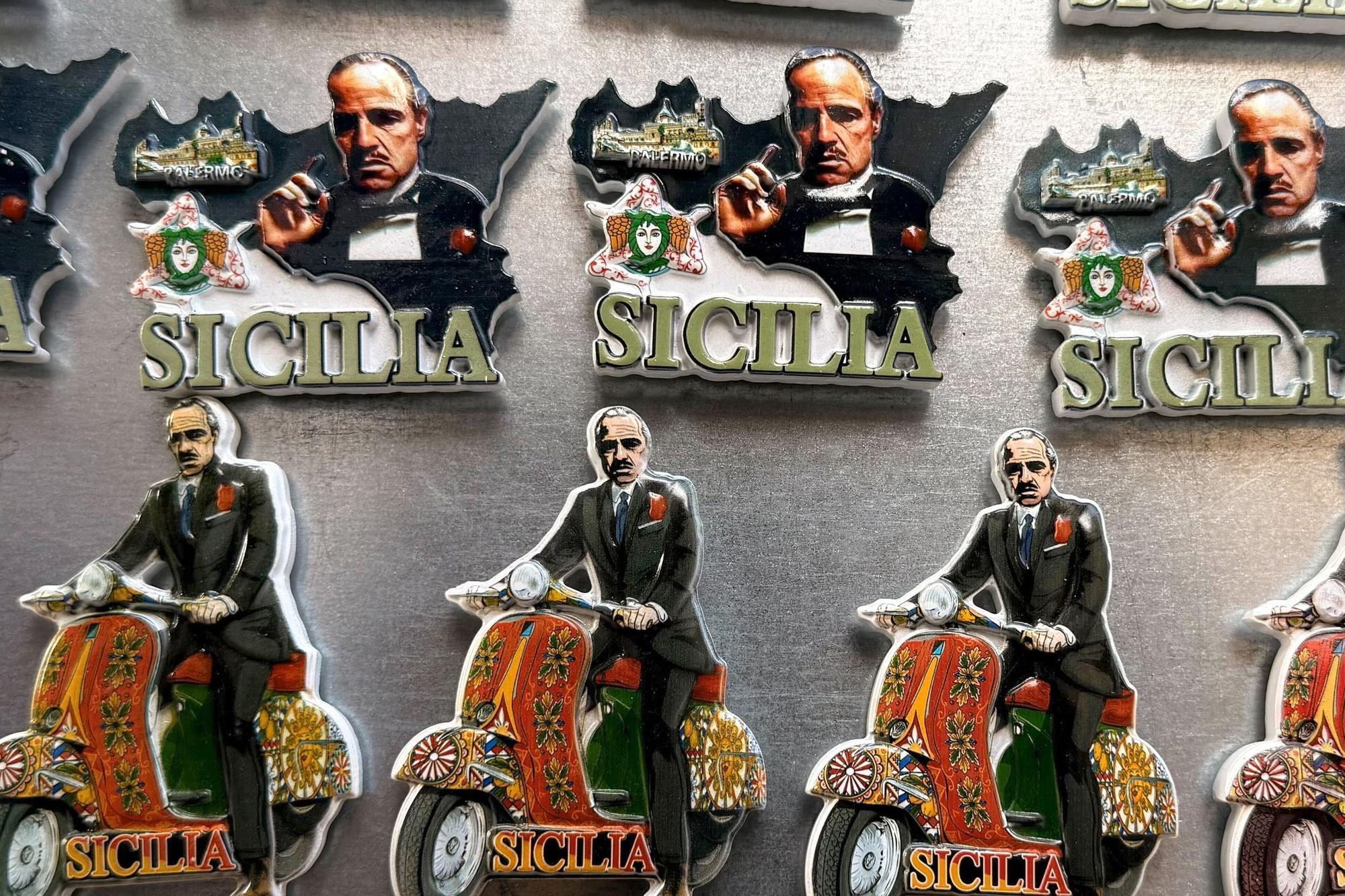 Mafia-Souvenirs auf Sizilien