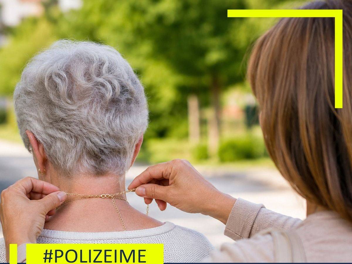 Die Polizei warnt vor der Masche des Kettentricks.