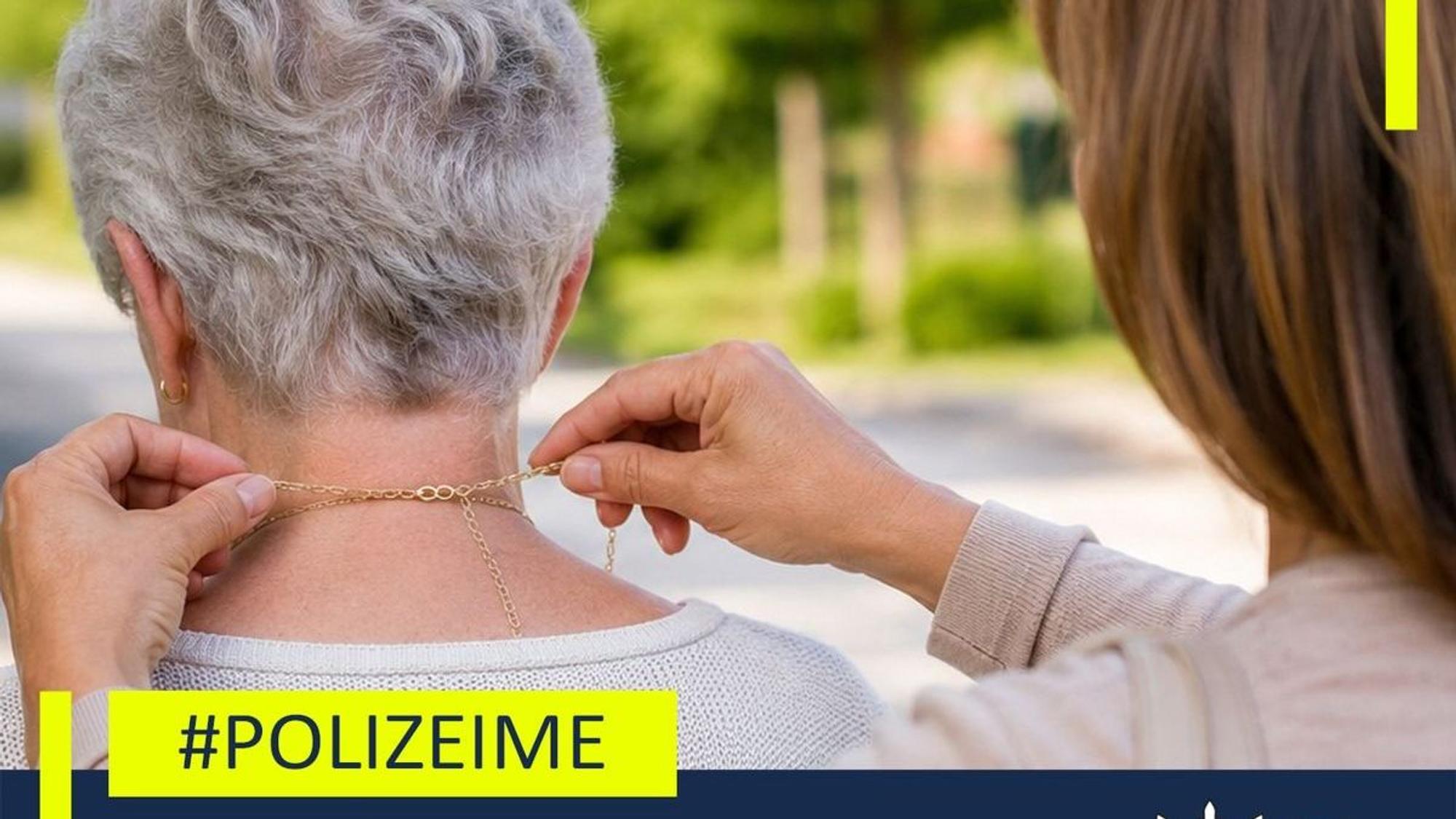 Die Polizei warnt vor der Masche des Kettentricks.
