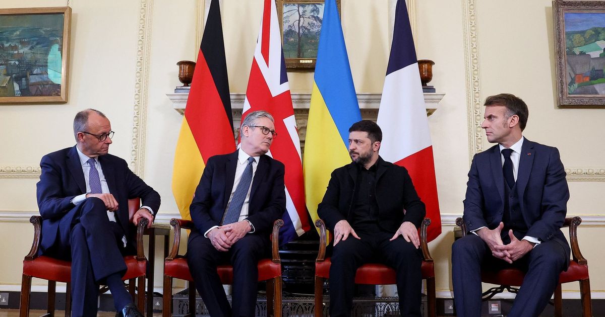 Gipfel gegen Putin: Merz, Macron und Starmer beraten mit Selenskyj - Verhandlungen im Fokus